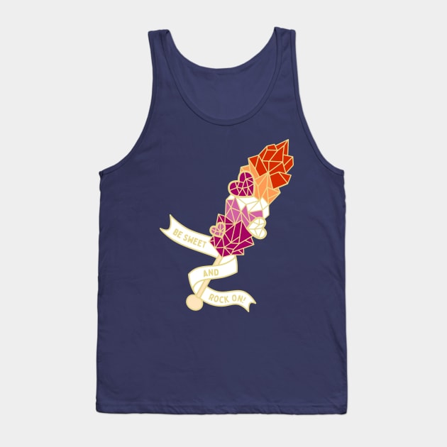 Rock Candy - Lesbian Pride Tank Top by Razumi Yazura